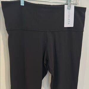 Athleta Elation Black High-Waisted Leggings